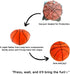 T play Basketball Plush Pillow, Soft Stuffed Throw Toy for Boys, Room Decor for Ages 1-3