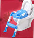 Blue Potty Training Step Ladder with Non-Slip Base for Boys