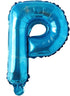 Happy Birthday Balloons, Aluminum Foil Banner Balloons for Birthday Party Decorations (Starry Blue)