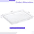 Tressify 12 7.5 5.1 0.7 Inches Clear Breast Milk Freezer Storage Trays, Space-Saving X X Organizers for Easy