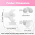 S1&S2, Dual Bottle and Hose Holder for Spectra Space-Saving Organizer with Hose Wrap Arm, Easy Installation (New Breast