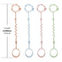 Toy Straps for Baby, RTMOK Silicone Pacifier Clip, Applies to Car Seat, Teether Toy, Stroller Accessories