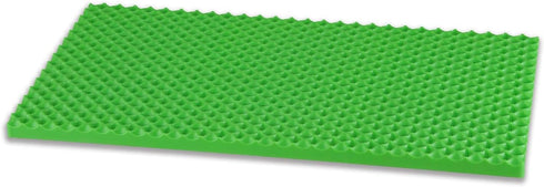 POPULAR PLAYTHINGS Playstix Base Board, Green Construction Toy Building Block Base, 13.5 H x 0.5 L x 7.5 W