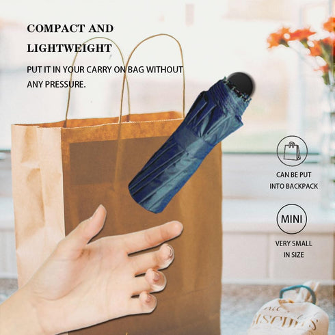 Nakazawa Clip-on Umbrella for Stroller Sunshade, Adjustable Steering Angle, Handle Included, Compact and Lightweight