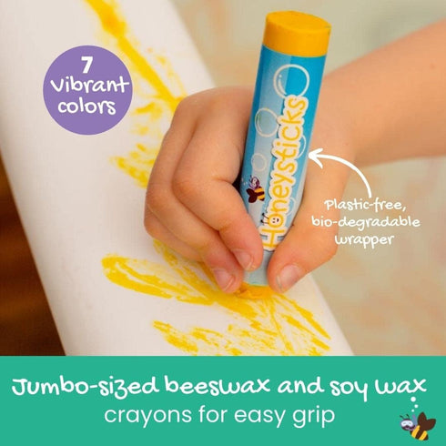 Set (7 Pack) (36 Set Honeysticks Ultimate Bath Fun - Non Toxic Bath Crayons and Bath Color Tablets Drops) for Hours