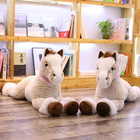 Large Horse Stuffed Animal Plush Toy - Giant Pony Unicorn Plush Doll Gifts for Kids, 35.4"