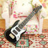 EatingBiting 1:12 Dollhouse Miniature Bass Guitar - Handcraft Musical Instrument for Dollhouse Furniture, 8.5cm