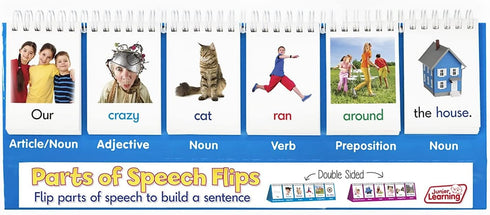 Junior Learning Part of Speech Flips, Educational Action Games