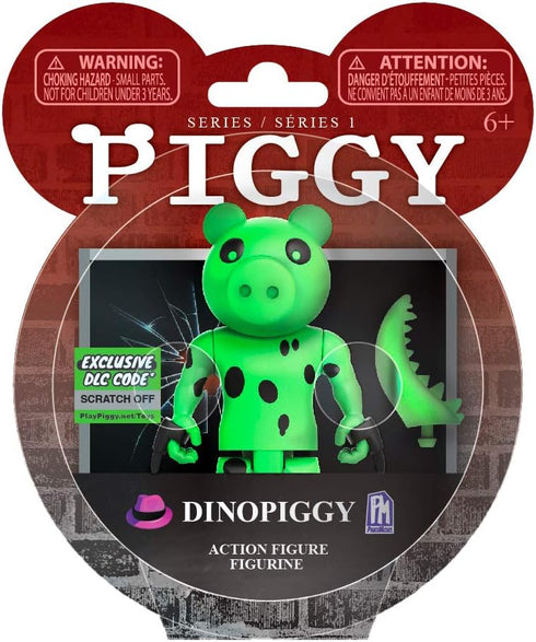 PIGGY Dinopiggy Articulated Buildable Action Figure Toy - Series 1 Collectible Action Figure