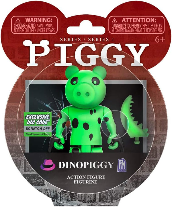 PIGGY Dinopiggy Articulated Buildable Action Figure Toy - Series 1 Collectible Action Figure