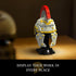 Set, (596PCS) Givenni Roman Centurion Helmet Building Build and Display, Collectible Roma Home Dcor, Gift Idea