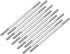 uxcell M2x55mm Pushrod Connector Stainless Steel Rod Linkage,for RC Boat,Car,Airplane,Helicopter,10pcs