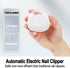 SCAIKTIG 2 Trimmer Automatic Electric Nail Clipper with LED Light & Speeds with Nail Scraps Storage, USB Rechargeable