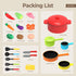 Set 1-3, GILOBABY Kids Play Kitchen Accessories - Complete Cooking Toy with Pots, Pans & Utensils for Toddlers Learning