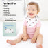 10 Pack 100% 6-Layer Yoofoss Muslin Baby Bibs Organic Cotton Soft Absorbent Drool Bandana Baby Bibs for Drooling