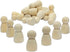 100 Pieces Unfinished Wooden Peg Dolls, Craft Blank Family Figures 5/8 x 1-1/4 Inch