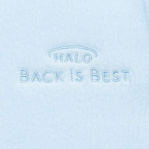 HALO Sleepsack Micro-Fleece Wearable Blanket - TOG 1.0, Baby Blue, X-Large