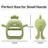 2 Pack 0-3-6-12 Baby Teether Toy, BPA Free Silicone Mitten Glove Teether for Sucking Needs, Baby Teething Toys Months