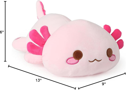 13 inch 13") Onsoyours Original Axolotl Plush Cute Stuffed Animal Soft Pillow Pink Kawaii Plush Toy Gift for Kids