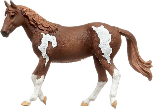 6" 5+ 14901 Schleich Horse Club - Paint Horse Mare - Hand-Painted Collectable, Realistic Toy Horse Figurine for Girls