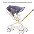 Universal Baby Stroller Sun Shade Cover, UV Protection, Adjustable Angle, Waterproof Cloth Canopy Cover