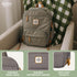Backpack Parker Baby Diaper - Full Zip Diaper Bag with Insulated Pockets - Gray