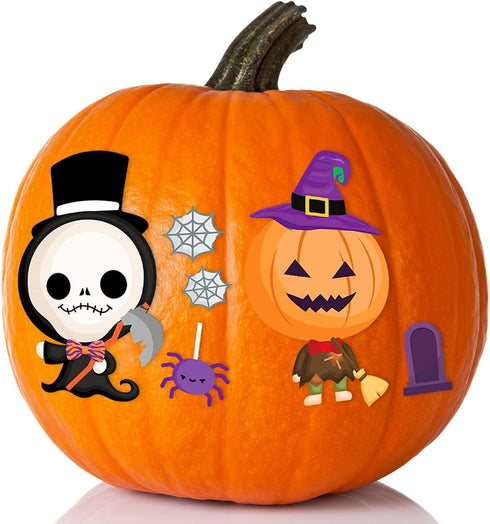 48 Pcs Make Your Own Halloween Sticker Sheets for Kids, Home Classroom Party Favor Games, Art Craft School Rewards