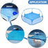 LUOZZY Foldable Baby Playpen, Safe Fence with Anti-Slip Bases for Indoor Outdoor Use, 47 Inch
