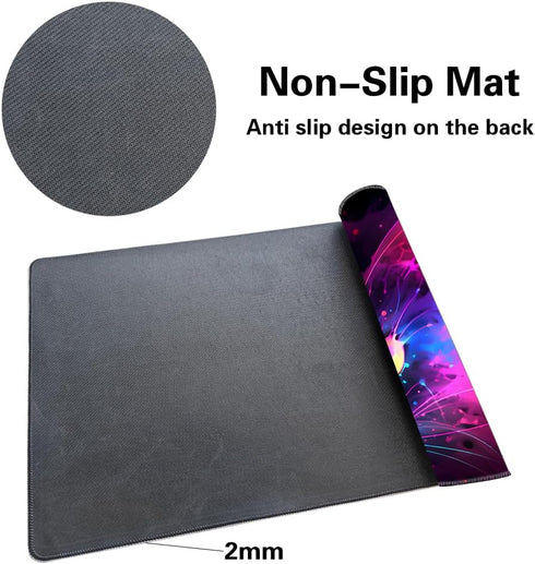 Board Game 14x24in TCG Playmat, Compatible for CCG OCG DTCG PTCG MTG Play Mats, Mouse Pad Desk Mats