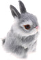 Mini Realistic Cute Plush Rabbits - Lifelike Animal Easter Bunny Simulation Toy Model Gift (Rabbit Plush Toys)