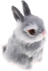Mini Realistic Cute Plush Rabbits - Lifelike Animal Easter Bunny Simulation Toy Model Gift (Rabbit Plush Toys)