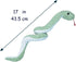 Green Plush Snake Stuffed Animal Toy - Soft Cuddly Hugger for Boys & Girls, Birthday Gifts
