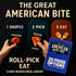 NY HORIZON 20 The Great American Bite-Off Food Decision Cards for Dinner | Food Options Card Deck | Food Dice