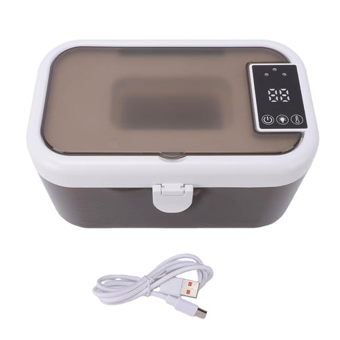 Portable Baby Wipe Warmer, Wet Wipes Heater with Nightlight, Top Heating Wet Wipes Dispenser Diaper Wipe Warmer