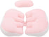 NOENNULL W Shaped Pillow for Women Cotton Adjustable Belly Support Maternity Wedge Pillow