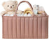 Gucilulu Baby Diaper Caddy Organizer-Large Nursery Storage Basket for Changing Table and Car