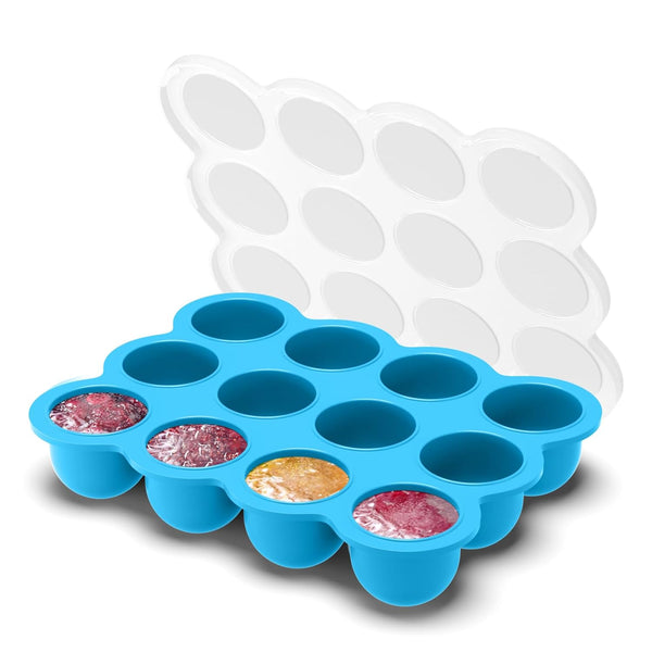 Samuelworld Baby Food Storage Container, 12 Portions x 2.5oz - BPA Free