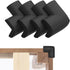 Wome Bed Frame Corner Protector Black: 4 Pack Foam Rubber Guards Bumpers for