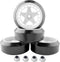 4PCS 12mm Hub Wheels - 1:10 Hard Plastic RC Drift Car Tires for Traxxas HSP Tamiya HPI Kyosho On-Road Drifting Car