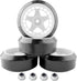 4PCS 12mm Hub Wheels - 1:10 Hard Plastic RC Drift Car Tires for Traxxas HSP Tamiya HPI Kyosho On-Road Drifting Car