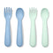 OXO Tot Plastic Fork and Spoon Set - Opal and Dusk by OXO Tot