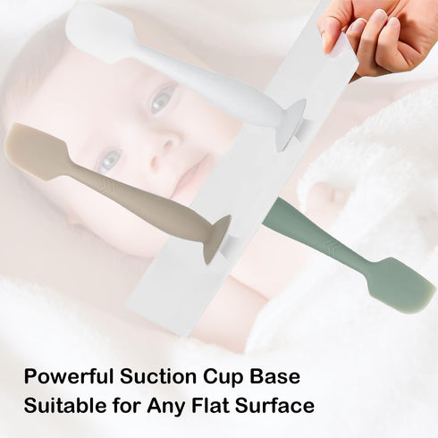 3 Pack Baby Diaper Cream Spatula - Baby Diaper Rash Cream Applicator for Butt Paste Diaper Creams - Diaper Cream Brush