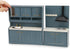 Dollhouse Kitchen Set Miniature Wooden Furniture Cabinet Dining Room Kitchen Kit 1/12