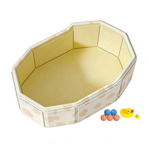 Generic Folding Children Bathtub,75x45cm Portable Space-Saving,Foldable Bath Tub with Drainage | for Boys