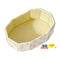 Generic Folding Children Bathtub,75x45cm Portable Space-Saving,Foldable Bath Tub with Drainage | for Boys