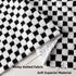 Soft Checkered Baby Blankets, Unisex, Breathable Gender Neutral, 30” X 40”