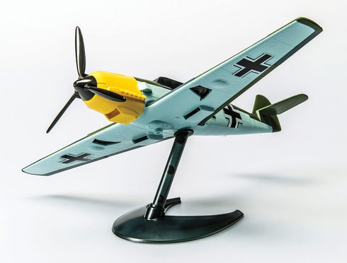 Airfix Quickbuild Messerschmitt 109 Airplane - Brick Building Plastic Model Kit J6001