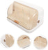 Countertop Baby Bottle Drying Rack Dust Cover Bottle Holder for Easy Drying Food-Grade Plastic Organizer and Cups