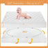 52''x28'' Yoofoss Waterproof Crib Mattress Protector, Quilted Infant Mattress Pad Cover Soft and Breathable, Machine