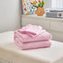 4 Set Set 1 1 +1 +1 Pieces Pink Toddler Bedding with Ruffle Fringe, Solid Color Toddler Bed - Toddler Comforter +